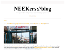 Tablet Screenshot of neekers.com
